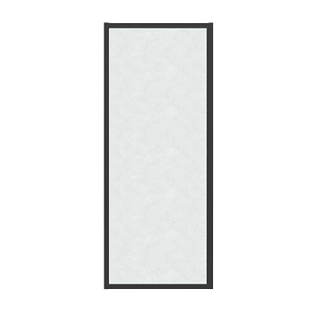 Душевая перегородка Grossman Cosmo 200.K33.02.80.21.02 80х195 стекло текстурное профиль черный